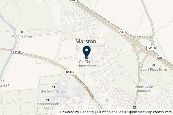 Map showing the area around: Dan Q found GC9GJZH Dotty writes letters