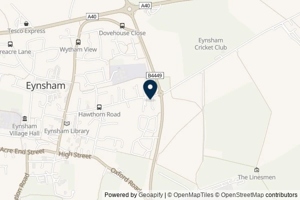 Map showing the area around: Note #26746