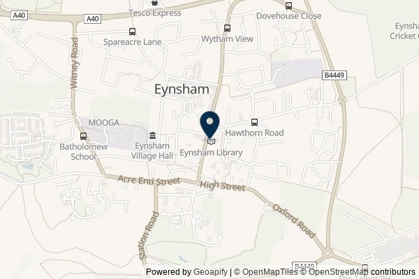 Map showing the area around: Dan Q found GCAPFH3 Cherry Blossom