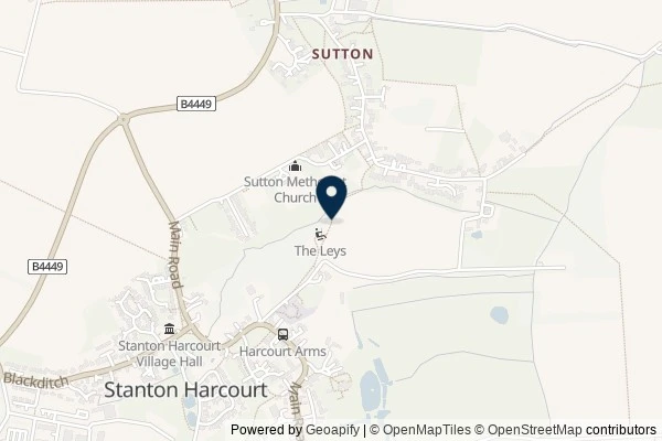 Map showing the area around: Sponge Throwing