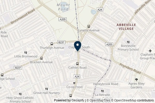 Map showing the area around: Note #26938