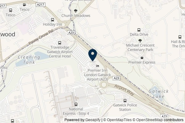 Map showing the area around: Note #27296