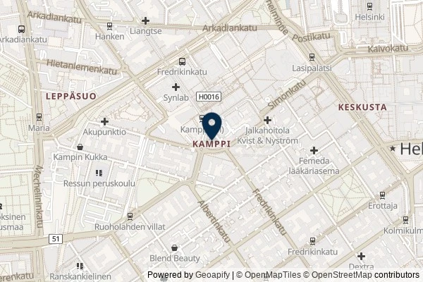 Map showing the area around: Dan Q found GCAJJP3 Kohtauspaikat – Virtual Reward 4.0