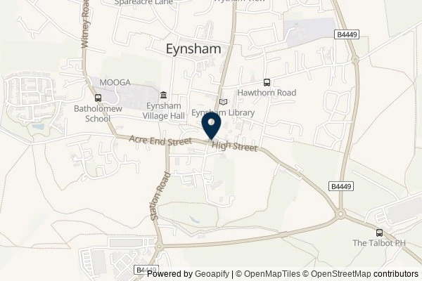 Map showing the area around: 30 Years Of Notices