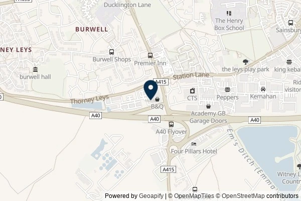 Map showing the area around: Minimalist Trees