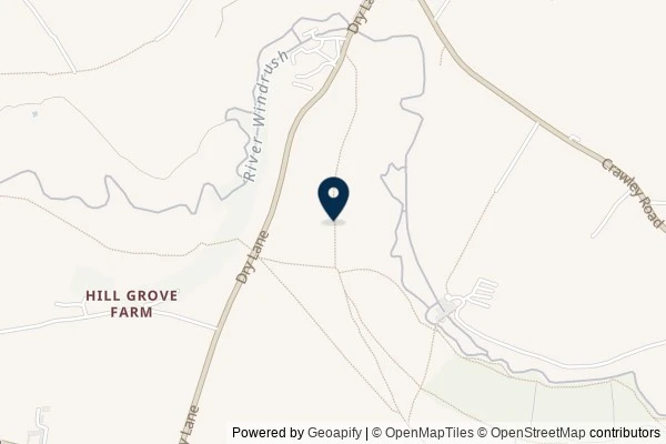 Map showing the area around: Dan Q found GC8X88R Crawley to Minster Loop – #12 Zosma