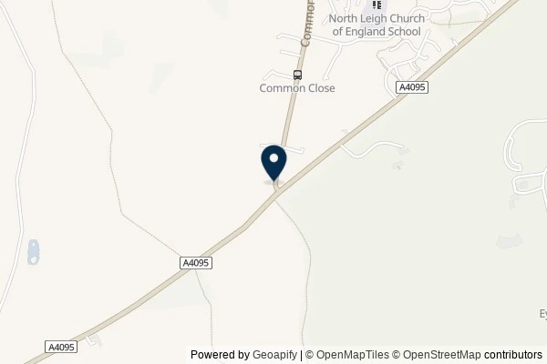 Map showing the area around: Dan Q found GCAABME North Leigh Loop #1
