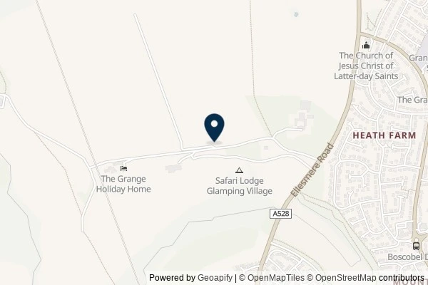 Map showing the area around: Dan Q did not find GCARTJD 5Gee, Under the Oak Tree