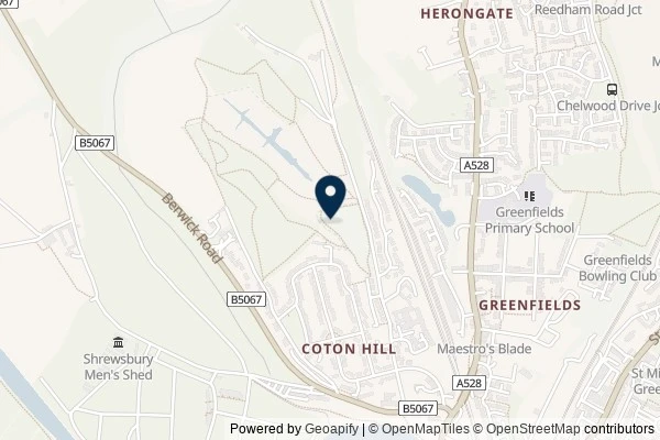 Map showing the area around: Dan Q found GCARTHN The Bird in Hand