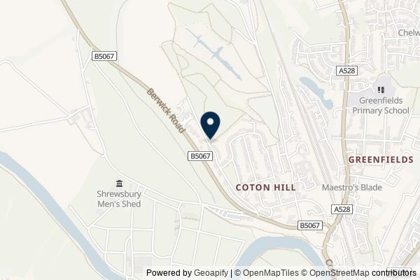 Map showing the area around: Dan Q found GCARTHE Rope Swing