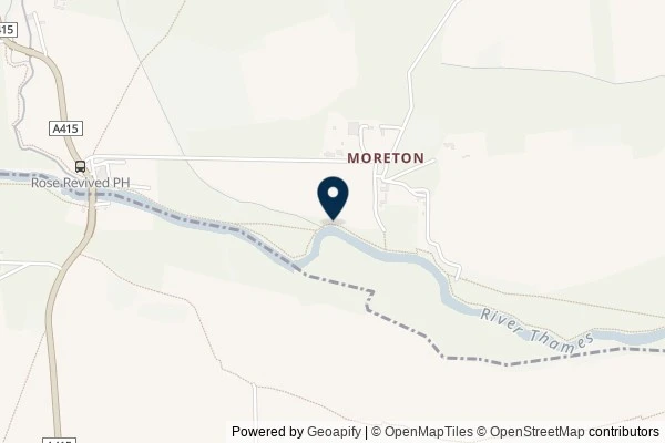 Map showing the area around: Dan Q found GCBMAHA #12 Northmoor Loop