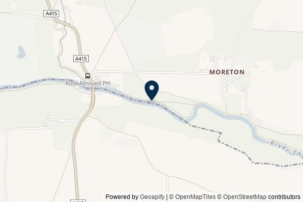 Map showing the area around: Dan Q found GCBMAJV #13 Northmoor Loop