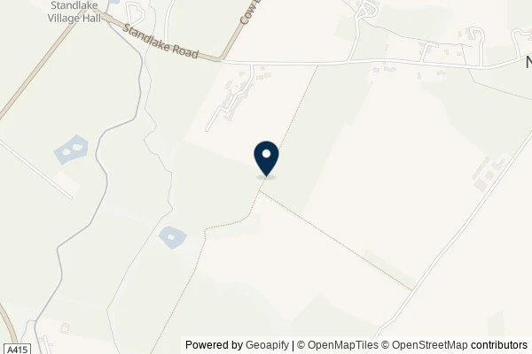Map showing the area around: Dan Q found GCBMAKZ #18 Northmoor Loop