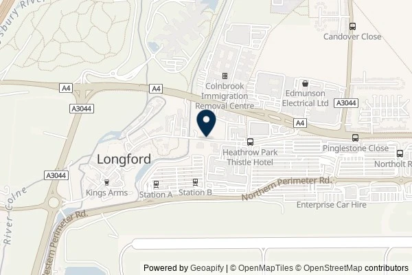 Map showing the area around: Dan Q found GCB1918 Peggy Bedford’s blocked gate