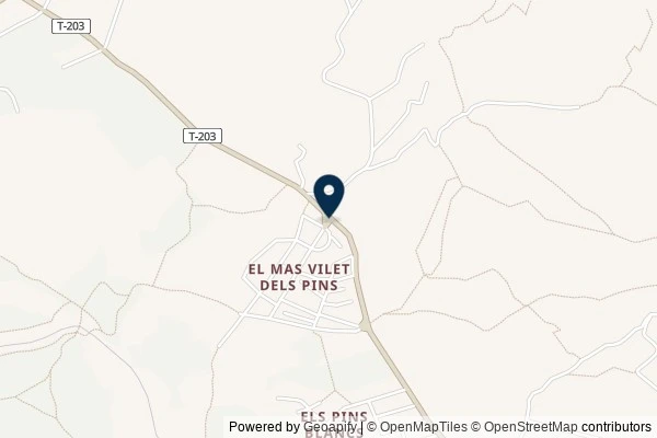 Map showing the area around: Dan Q did not find GC65QKN Benvinguts a Mas vilet dels pins