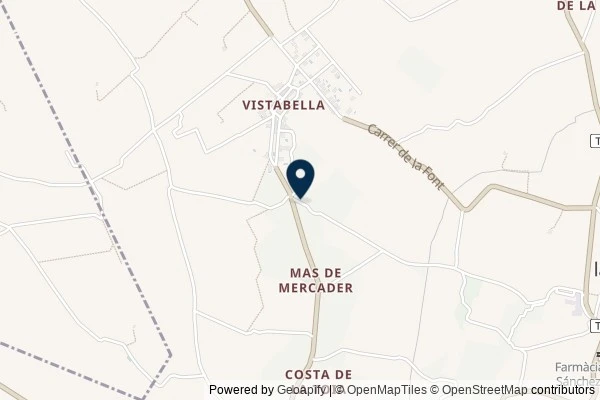 Map showing the area around: Dan Q found GC5QRR1 RAPOEB 35 fase llarga.