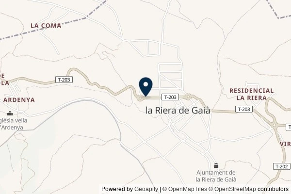 Map showing the area around: Dan Q found GCB7V16 Bye bye, arreveure!