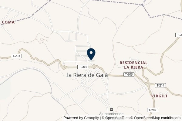Map showing the area around: Dan Q did not find GCB04GA Passejant amb la Boira – Avistament de conills