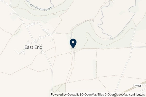 Map showing the area around: Dan Q found GC8VFV3 Freeland to Hanborough - Bonus Cache #2