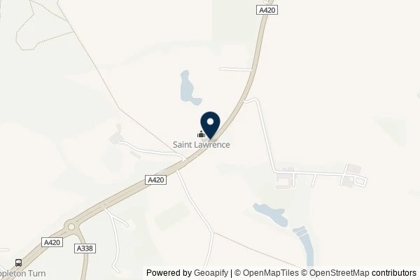 Map showing the area around: Dan Q did not find GC27K1V Church Micro 1146...Bessels Leigh