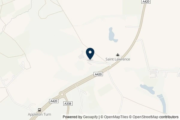 Map showing the area around: Dan Q wrote note for GCB9ZJK Besselsleigh Wood - A Little Birdie Told Me