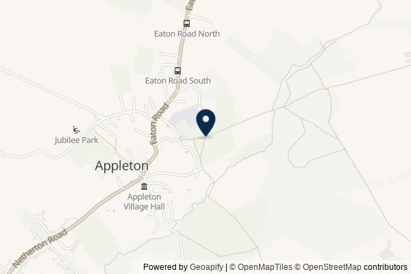 Map showing the area around: Dan Q did not find GCB9ZGB Church Micro 2416...Appleton - St Laurence