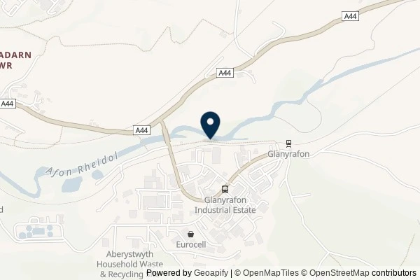 Map showing the area around: Dan Q found GL3BC3ZR Rainbow Series Yellow