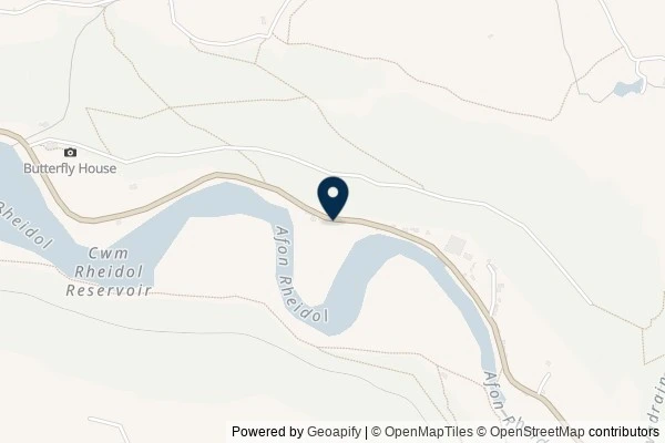 Map showing the area around: Dan Q found GL3BZXBY Cwm Rheidol – Good to Talk