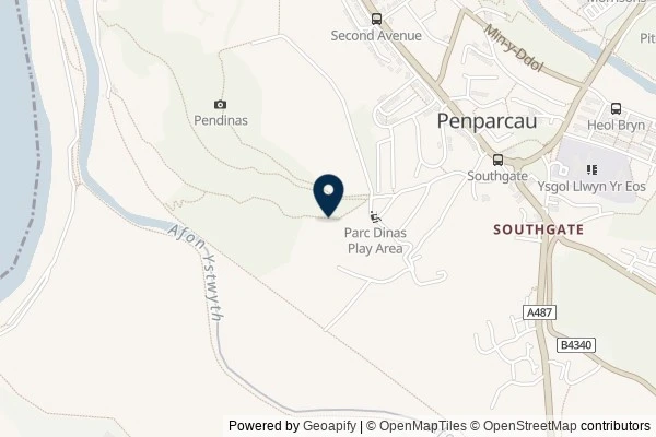 Map showing the area around: Dan Q found GL3C1F9C Rainbow Series Violet #2