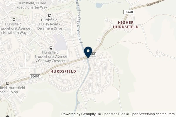 Map showing the area around: Dan Q found GL3DFKPE Middlewood Circular – Bridge 34