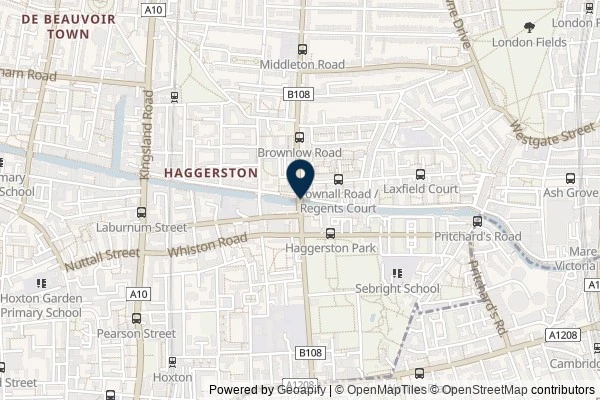 Map showing the area around: Dan Q found GL3F849C Something rusty and bent “ART”