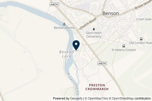 Map showing the area around: Dan Q found GL3FWHCM PC-004 Not Quite The Thames Path