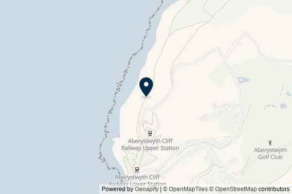 Map showing the area around: Dan Q found GL3J9DE3 Coast Path Caper