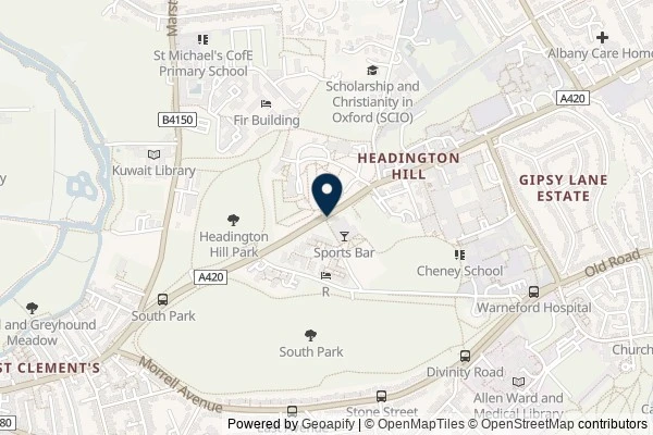 Map showing the area around: Dan Q found GL4ZB1B2 University Challenge 14 (Poly)