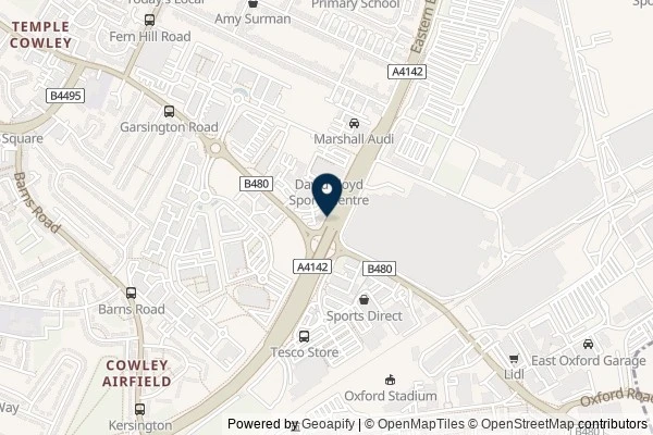 Map showing the area around: Dan Q found GL4ZB8WG Rest up