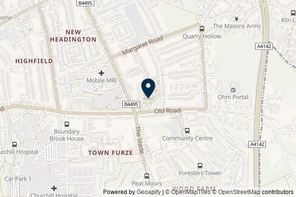 Map showing the area around: Dan Q found GL4ZBARC Rock Edge