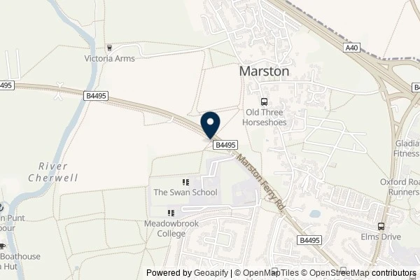 Map showing the area around: Dan Q found GL541QWX Muggles on bikes (everywhere!)