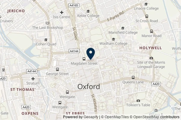Map showing the area around: Dan Q found GL5E1C9N University Challenge 7 (Sizzle Sizzle)