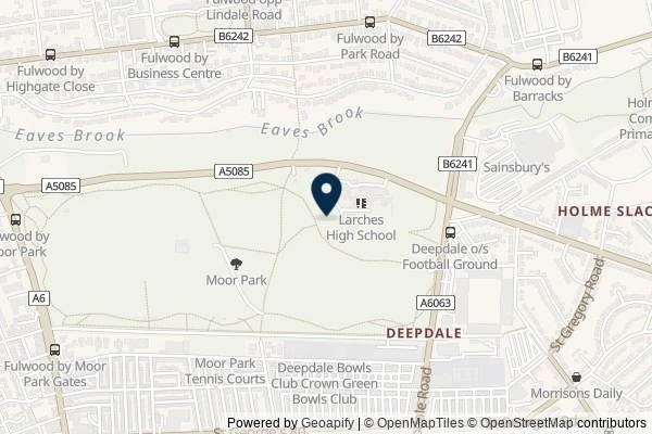 Map showing the area around: Dan Q found GL6C6KX3 A Bridge Too Far