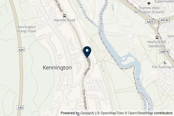 Map showing the area around: Dan Q found GL8XV015 A Spoonful of sugar…….