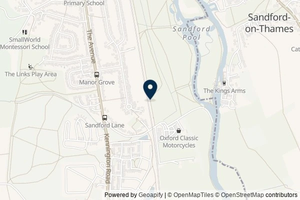 Map showing the area around: Dan Q found GL8XV0B9 Trainspotting