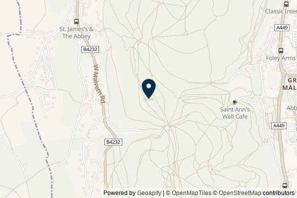 Map showing the area around: Dan Q found GLB902AN Sugarloaf