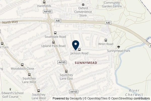 Map showing the area around: Dan Q found GLDZQ6Y3 The Cutteslowe Walls