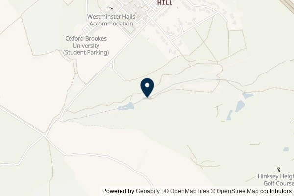 Map showing the area around: Dan Q found GLE0YNAQ Hinksey Woods Star Wars: Chewbacca