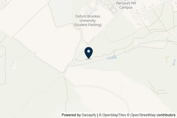 Map showing the area around: Dan Q found GLE0YQ8J Hinksey Woods Star Wars: Han Solo
