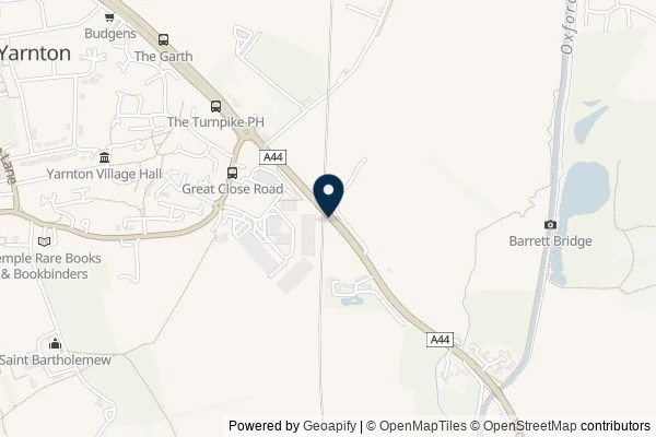 Map showing the area around: Dan Q found GLE5HKXK Yarnton Link – No Parking!!