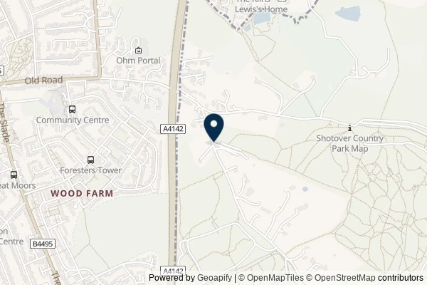 Map showing the area around: Dan Q found GLEEAZMM Walk Around Shotover 9