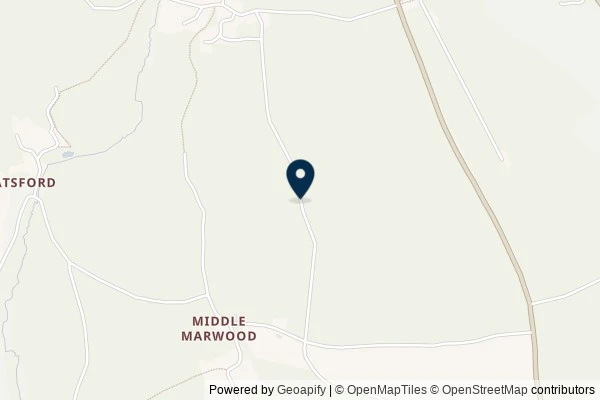 Map showing the area around: Dan Q found GLEGBXWZ Way Down West 77