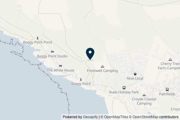 Map showing the area around: Dan Q found GLEGPPMC Bruno’s Baggy Walk – Last Gate