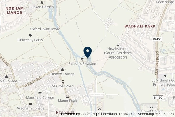Map showing the area around: Dan Q found GLEWGKZR University Challenge 13: Parsons Pleasure